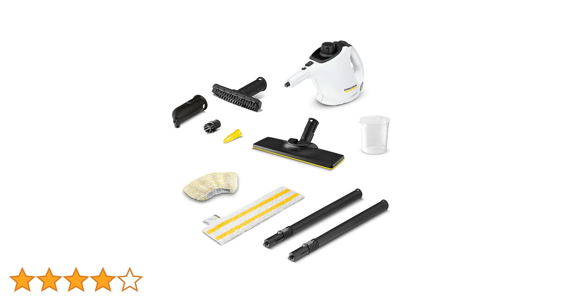 KARCHER SC 1 EASYFIX プレミアム WHITE Kärcher Steam Cleaner SC 1 EasyFix White, Steam Pressure: 3